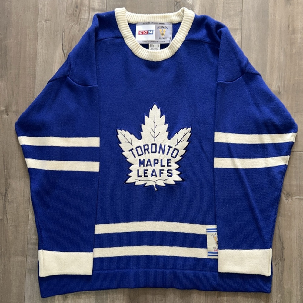 Toronto Maple Leaf 1938-45 1948-58 CCM Vintage NHL Jersey